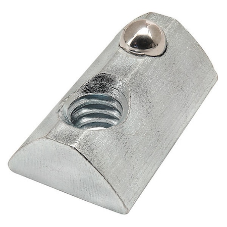 Roll In T-Nut, Steel, Zinc-Plated MPN:3916