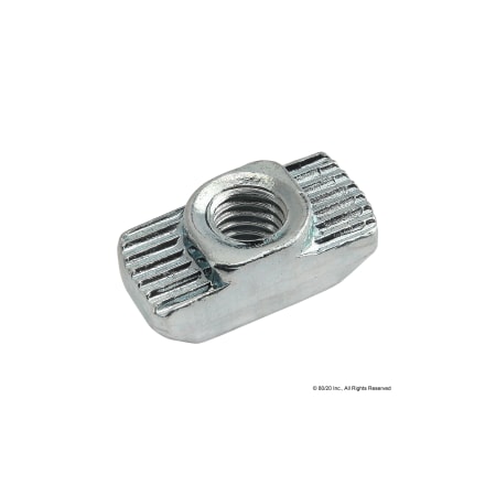 Drop In T-Nut, Steel, Zinc-Plated MPN:3930