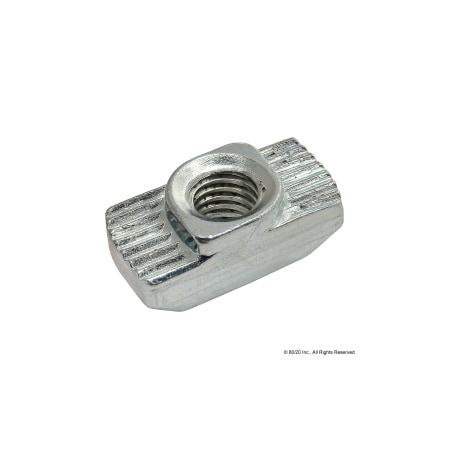 Drop In T-Nut, Steel, Zinc-Plated MPN:3932