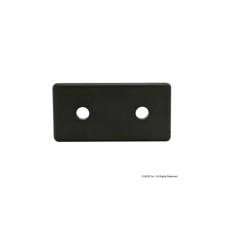 End Cap W/Push-In Fastener Black 40 S MPN:40-2045-PLAIN