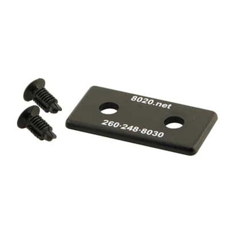 End Cap, 80 mmx5 mmx80 mm, PK2 MPN:40-2050-2