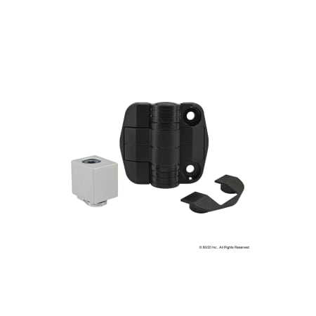 Black Detent Hinge 40 S MPN:40-2091