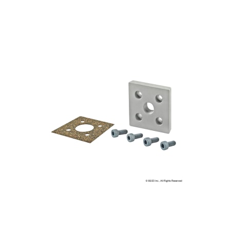 Sq. Pressure Manifold Feed Plate, 5 Hole MPN:40-2160