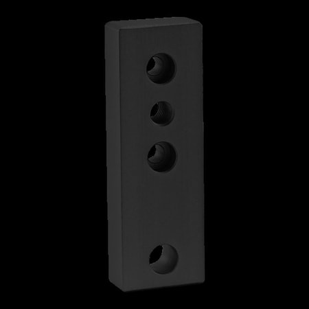 Level Anchor Base Plate, 4 Hole M12 Tap MPN:40-2175-BLACK
