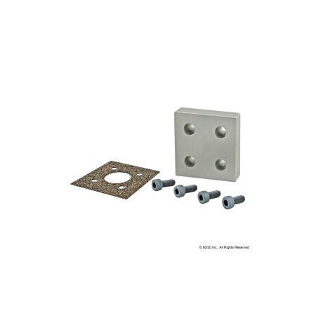 Blank Press Manifold Plate 80mm X 80mm MPN:40-2350