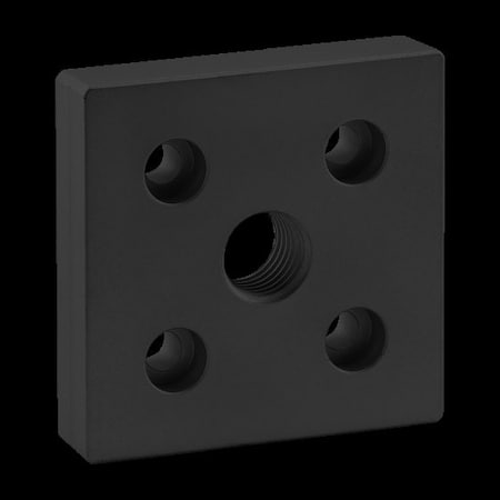 Ctr Tap Base Plate, 80mm X 80mm W/M20 Tap MPN:40-2366-BLACK