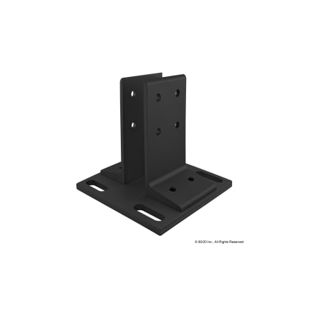Black 40-4080 Floor Mount Base Plate MPN:40-2400-BLACK