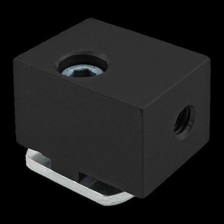 Black 40 S Panel Mount Block MPN:40-2425-BLACK