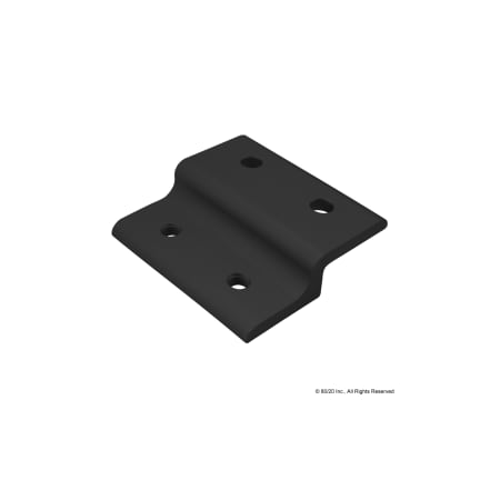 Black 80mm Single Panel Retainer MPN:40-2433-BLACK