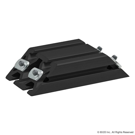Support, 45 Deg, 40-4080X160mm, Blk Ano MPN:40-2530-BLACK