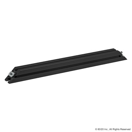 Support, 45 Deg, 40-4040X480mm, Blk Ano MPN:40-2545-BLACK