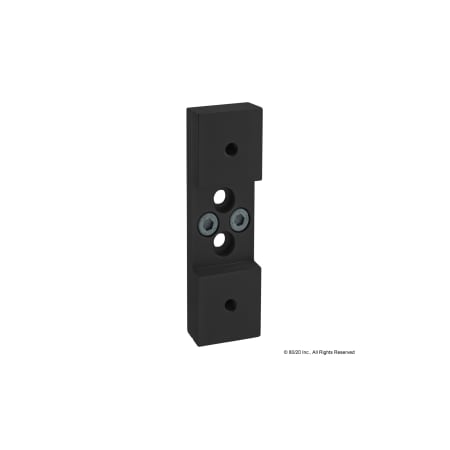 Black 40 S Roller Wheel Bracket MPN:40-2754-BLACK