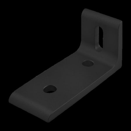 Slotted 3 Hole Inside Corner Bracket 40S MPN:40-4280-BLACK