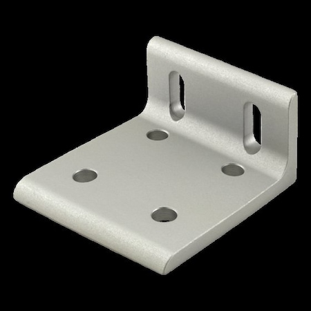 SlottedCornerBracket, Alum, Slvr, 40mm, 80mm MPN:40-4285