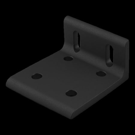 Slotted 6 Hole Inside Corner Bracket 40S MPN:40-4285-BLACK