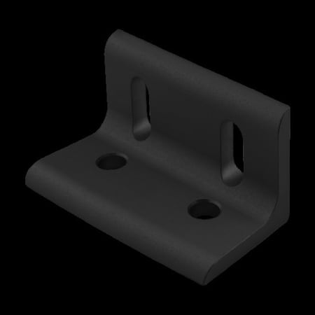 Slotted 4 Hole Inside Corner Bracket 40S MPN:40-4290-BLACK