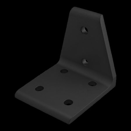 InsideCornerBracket, Alum, Blk, 80mm, 80mm MPN:40-4311-BLACK