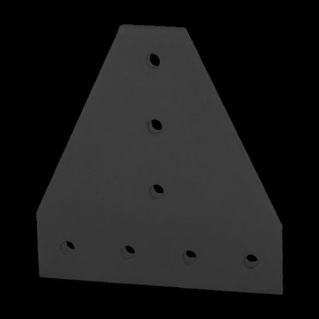 Black 40 S 7 Hole Tee Joining Plate MPN:40-4312-BLACK