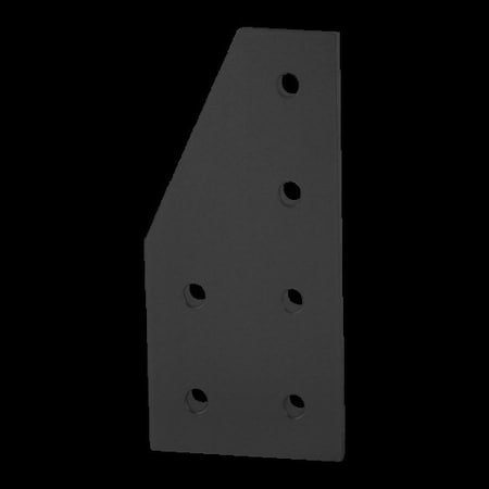 JoiningPlate, Aluminum, Black, 160mm, 6mm MPN:40-4320-BLACK