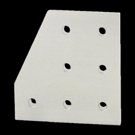 JoiningPlate, Aluminum, Silver, 120mm, 6mm MPN:40-4329