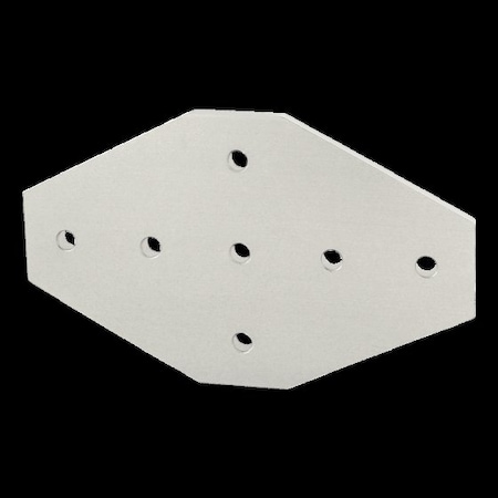 CrossJoiningPlate, Alum, Silver, 120mm, 6mm MPN:40-4335
