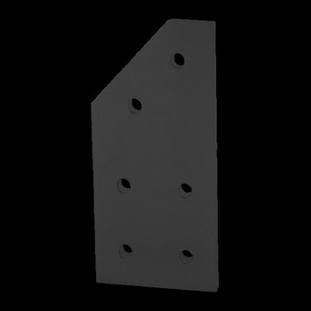 Blk 40S 6 Hole 45 Deg Angle Joining Plt MPN:40-4345-BLACK