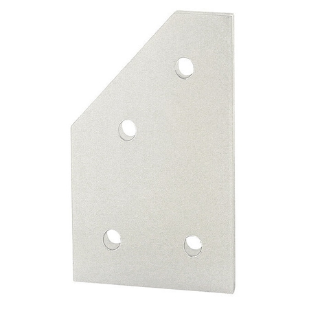 JoiningPlate, Aluminum, Silver, 120mm, 6mm MPN:40-4346