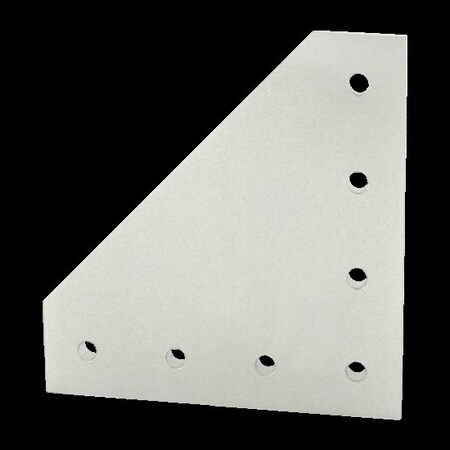 JoiningPlate, Aluminum, Silver, 160mm, 6mm MPN:40-4352