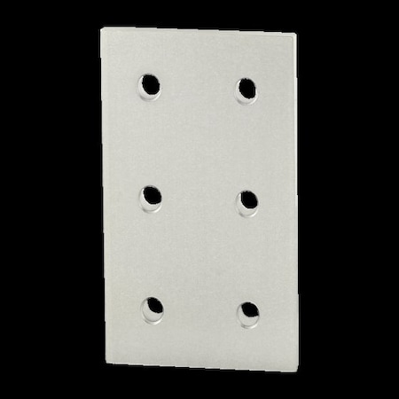 JoiningPlate, Aluminum, Silver, 120mm, 6mm MPN:40-4366