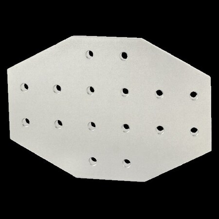 CrossJoiningPlate, Alum, Silver, 160mm, 6mm MPN:40-4370