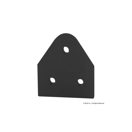 Black 40 S 3 Hole Pivot Plate MPN:40-4372-BLACK