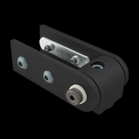 Living Hinge 0 Deg W/Str Pivot Arms 40S MPN:40-4380-BLACK