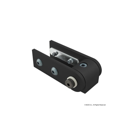 Living Hinge 90 Deg W/Str Pivot Arms 40S MPN:40-4383-BLACK