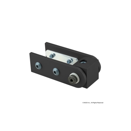 Black 40 S Rt Angle 90 Deg Living Hinge MPN:40-4429-BLACK
