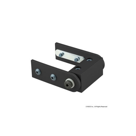 Black 40 S Right Angle Univ Living Hinge MPN:40-4430-BLACK