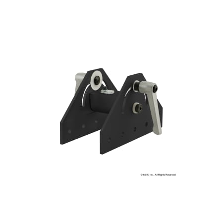 Long Dbl 180 Deg Pivot Assy W/L-Handles MPN:40-4455-BLACK