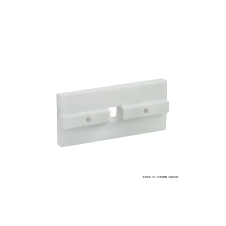 White 40S Uhmw Pads W/ Brake Hole MPN:40-6590