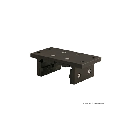 Black 40S Shrt Dbl Flange Linear Bearing MPN:40-6823-BLACK