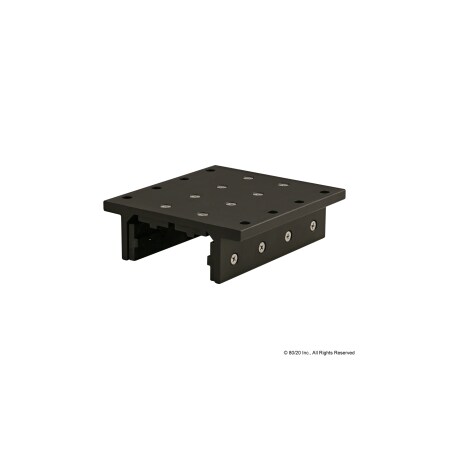 Black 40S Long Dbl Flange Linear Bearing MPN:40-6824-BLACK