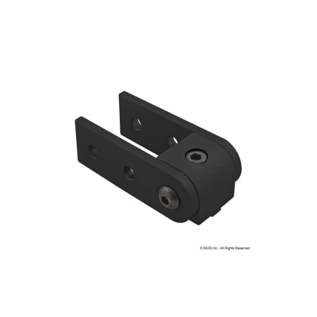 Black 10 S Right Angle 0 Degree Hinge MPN:4004-BLACK