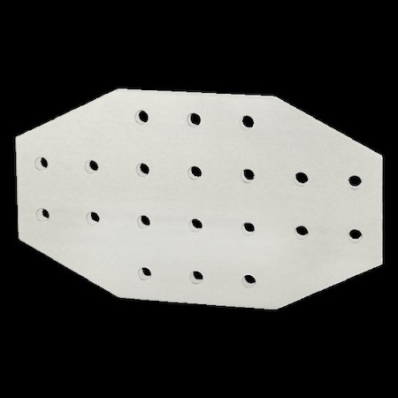 CrossJoiningPlate, Alum, Slvr, 4in, 13/64in MPN:4023