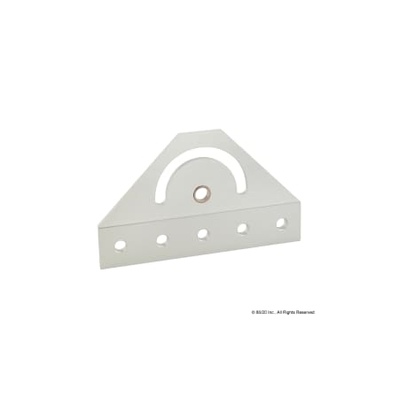 PivotBracket, Aluminum, Silver, 3in, 13/64in MPN:4024