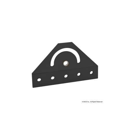 PivotBracket, Aluminum, Black, 3in, 13/64in MPN:4024-BLACK