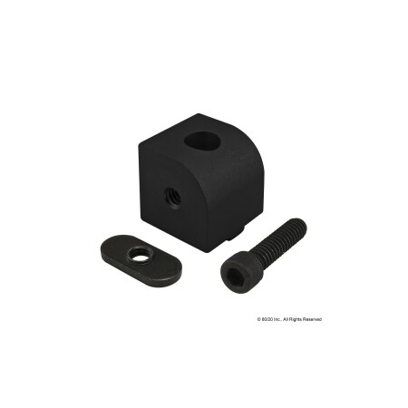 Blk 10S Right Angle 0 Degree Living Nub MPN:4025-BLACK