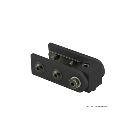 Black 10 S Rt Angle 90 Deg Living Hinge MPN:4029-BLACK