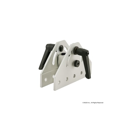 DoubleL-Handle, Alum, Silver, 3in, 433/64in MPN:4053