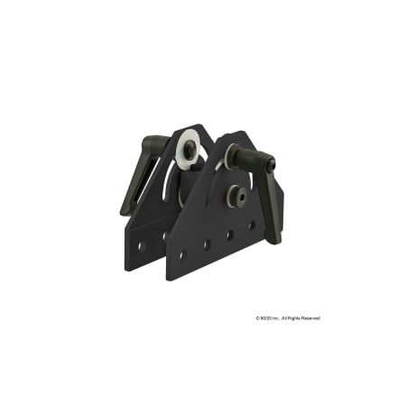 DoubleL-Handle, Alum, Blk, 3in, 433/64in MPN:4053-BLACK
