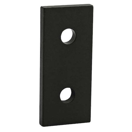 StraightFlatPlate, Alum, Blk, 2in, 7/8in MPN:4107-BLACK