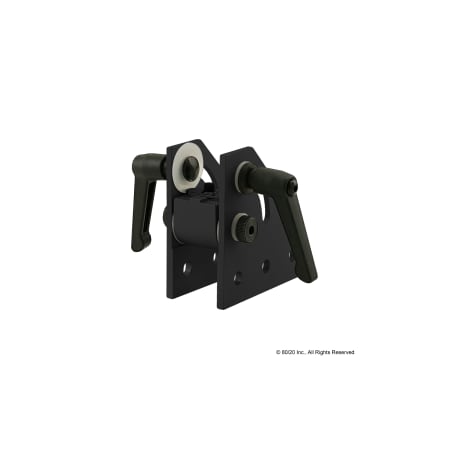 Dbl Pivot Brkt W/L-Handles, 1