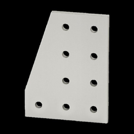 JoiningPlate, Aluminum, Silver, 4in, 13/64in MPN:4126